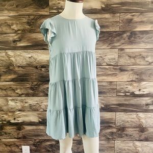 NWT Kirundo Ruffle Sleeve Summer Mini Dress
